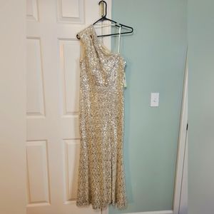 Eliza J Sequin gown Size 10